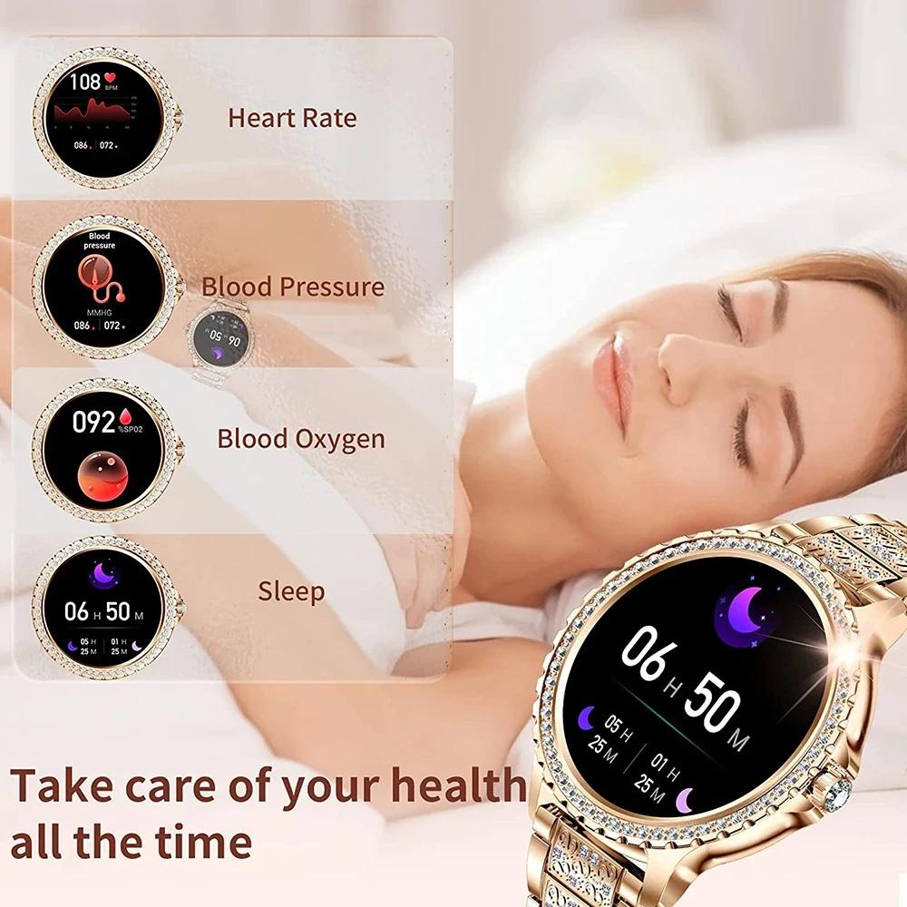Fashion Women's Smartwatch Bluetooth Call HD Display