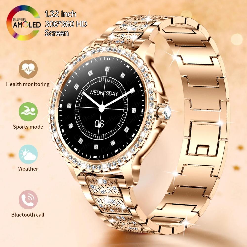 Fashion Women's Smartwatch Bluetooth Call HD Display