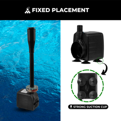 Fountlite Garden Fountain Pump With 12 Led Lights