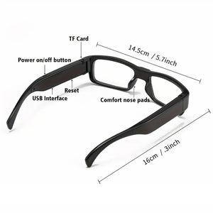 Full Hd 1080P Video Recording Surveillance Camera Eye Glasses