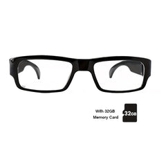 Full HD 1080p Video Recording Surveillance Camera Eye Glasses