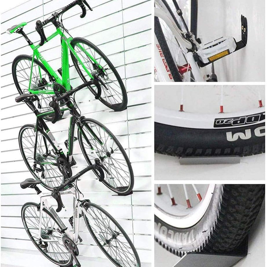 Bike Hangers for Garage - Secure Indoor Wall Mount Apartment Rack 60817