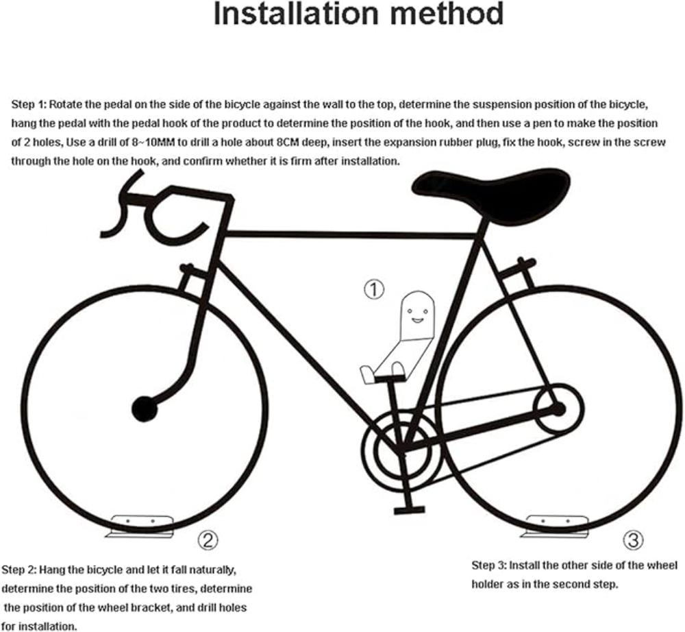 Garage Bike Wall Mount Hook Hanger Rack