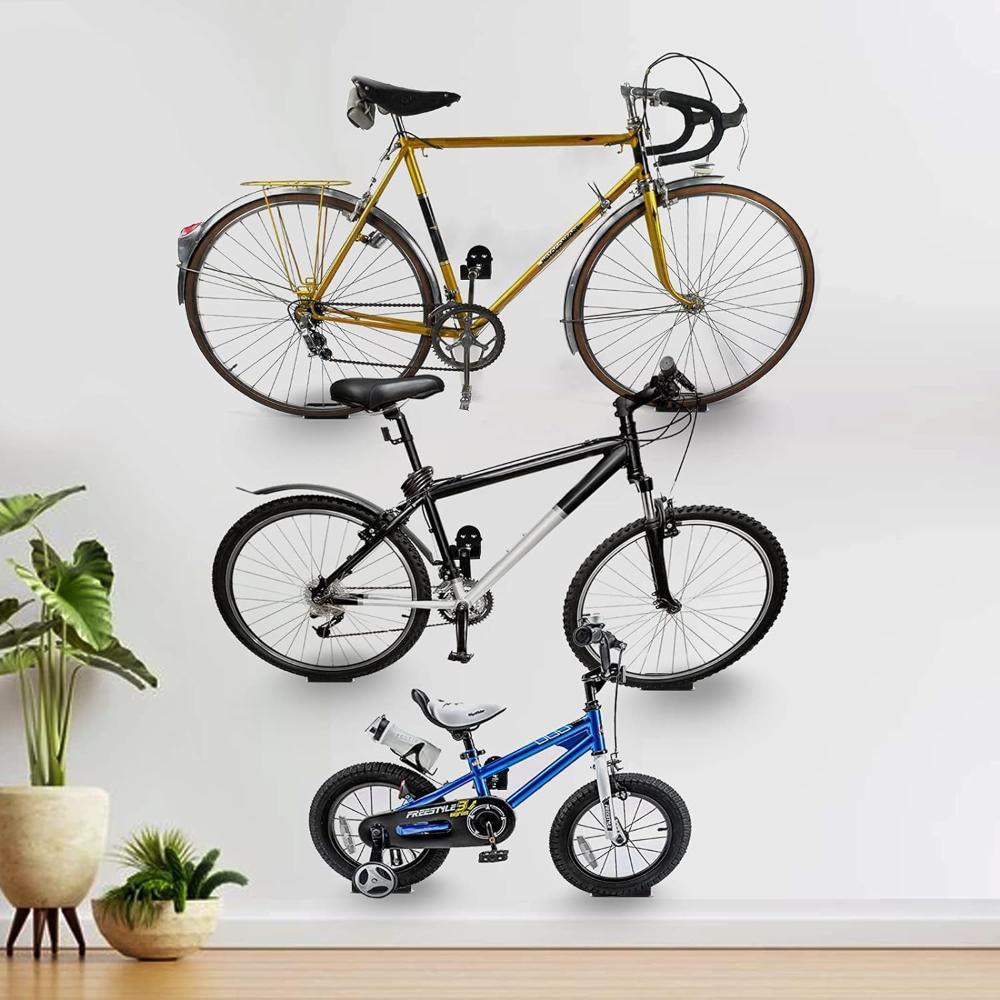 Bike Hangers for Garage - Secure Indoor Wall Mount Apartment Rack 60817