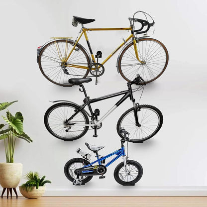 Bike Hangers for Garage - Secure Indoor Wall Mount Apartment Rack 60817