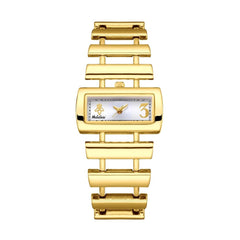 Gold Rectangle Women's Watch Dial 34mm