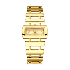 Gold Rectangle Women's Watch Dial 34mm