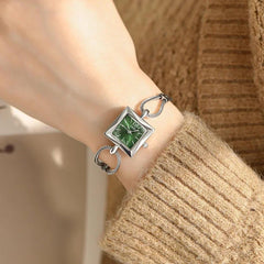 Gold Square Bracelet Women Watch 20mm