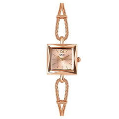Gold Square Bracelet Women Watch 20mm