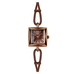 Gold Square Bracelet Women Watch 20mm
