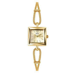 Gold Square Bracelet Women Watch 20mm