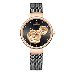 Rose Gold Stainless Steel Elegance Watch 32Mm