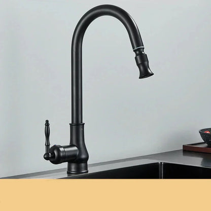 Vintagetap Antique Brass Kitchen Tap – Retro Style Mixer Faucet With Swivel Spout 10128629530902-1