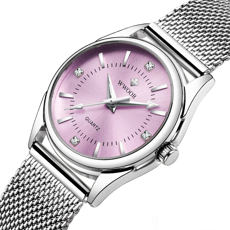 Diamond Accent Elegant Women’S Watch 29Mm
