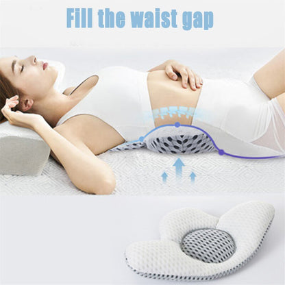 Portable Ergonomic Lumbar Support Pillow for Lower Back Pain When Sleeping 343753