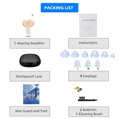 Invisible Cic Hearing Aid With Adjustable Volume Control