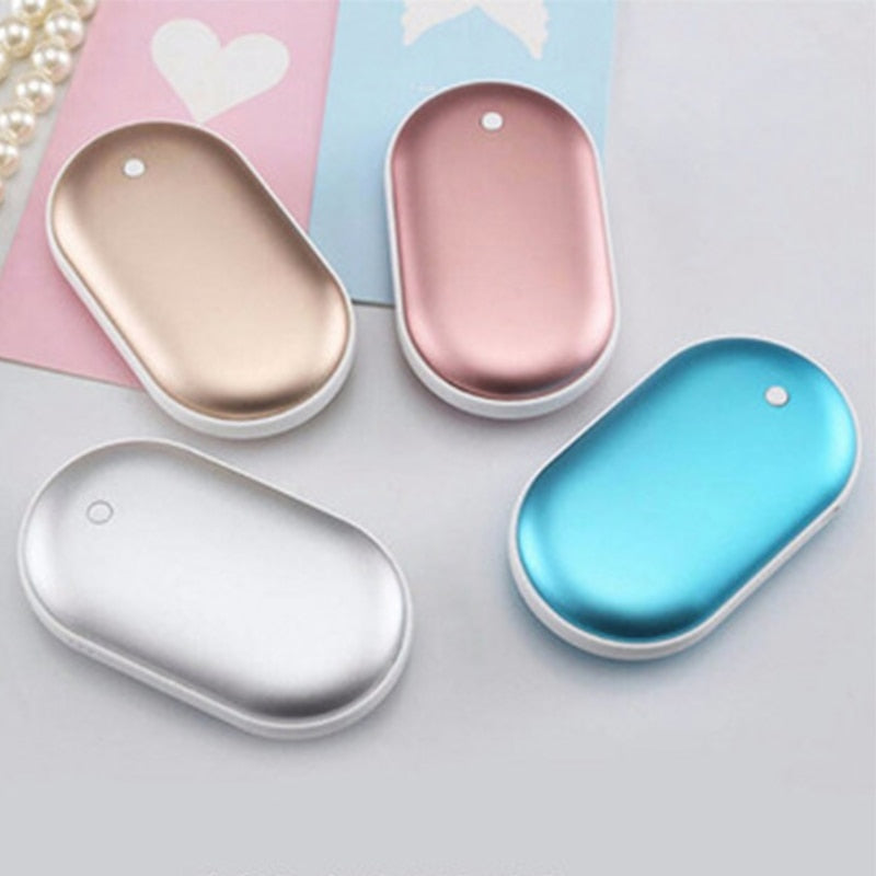 2-In-1 Rechargeable Hand Warmer With Powerbank Feature