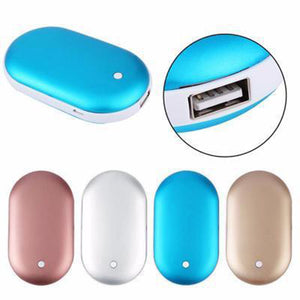 2-In-1 Rechargeable Hand Warmer With Powerbank Feature