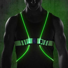Led Running Vest - High Visibility For Night Safety