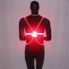 Led Running Vest - High Visibility For Night Safety