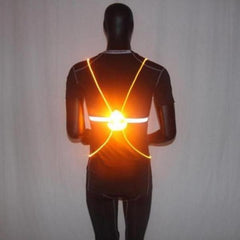 Led Running Vest - High Visibility For Night Safety