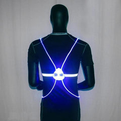 Led Running Vest - High Visibility For Night Safety