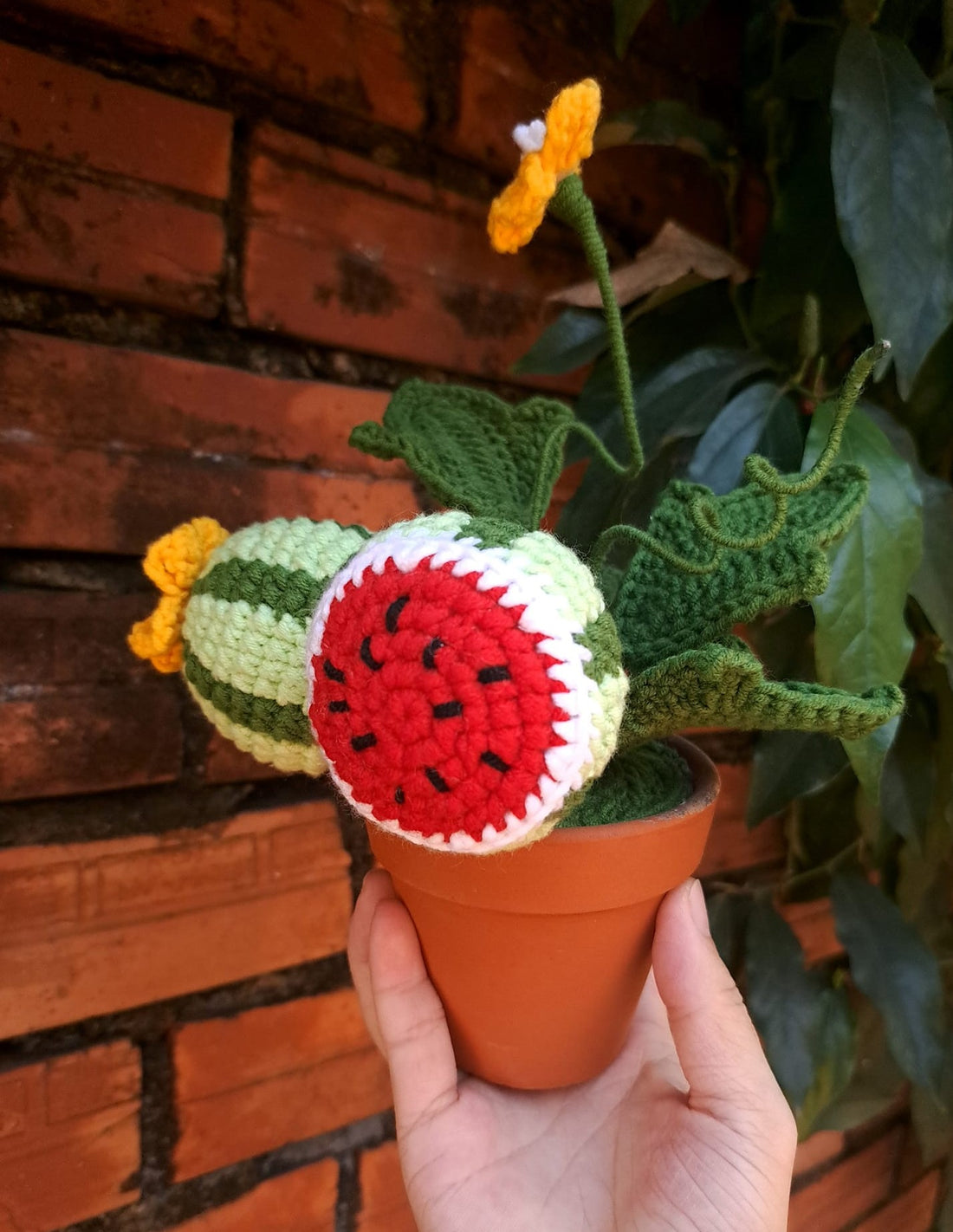 Handcrafted Crochet Flower Vase - Gift For Mom, Little Girls handmade-09