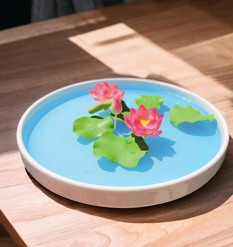 Handcrafted Lotus Art Decor Model For Home Decoration handmade-01