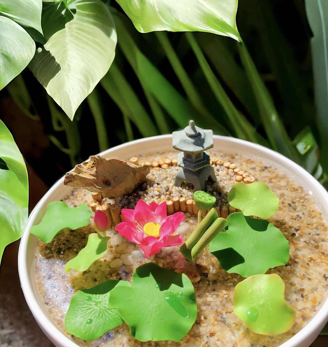 Handcrafted Lotus Art Decor Model For Home Decoration handmade-01