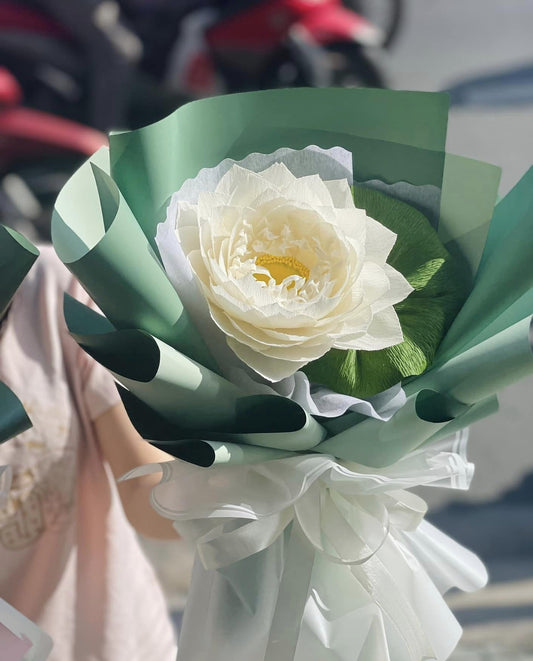 Handmade Multicolored Paper Flowers - Gift For Mom, Girlfriend