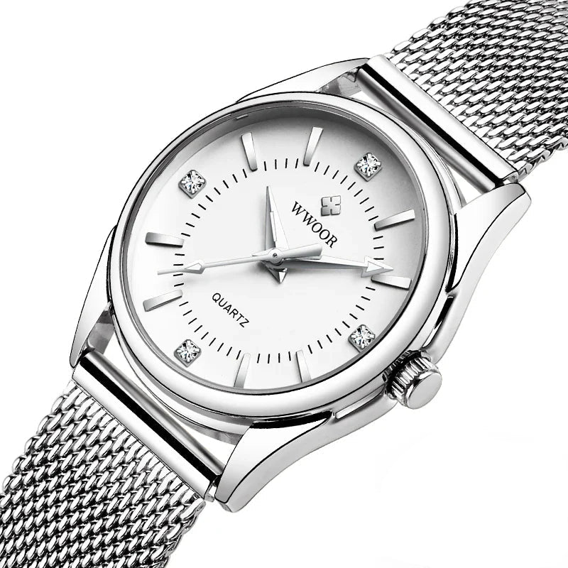 Diamond Accent Elegant Women’S Watch 29Mm