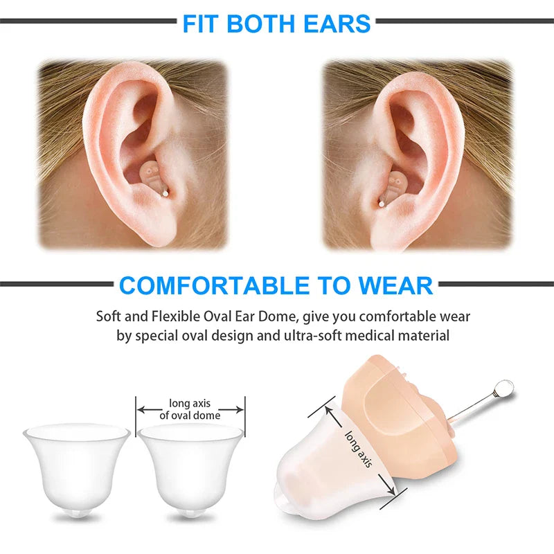 Invisible Cic Hearing Aid With Adjustable Volume Control