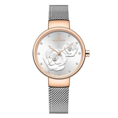 Rose Gold Stainless Steel Elegance Watch 32Mm