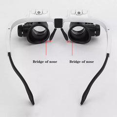 Led Glasses Magnifier 8X 15X 23X