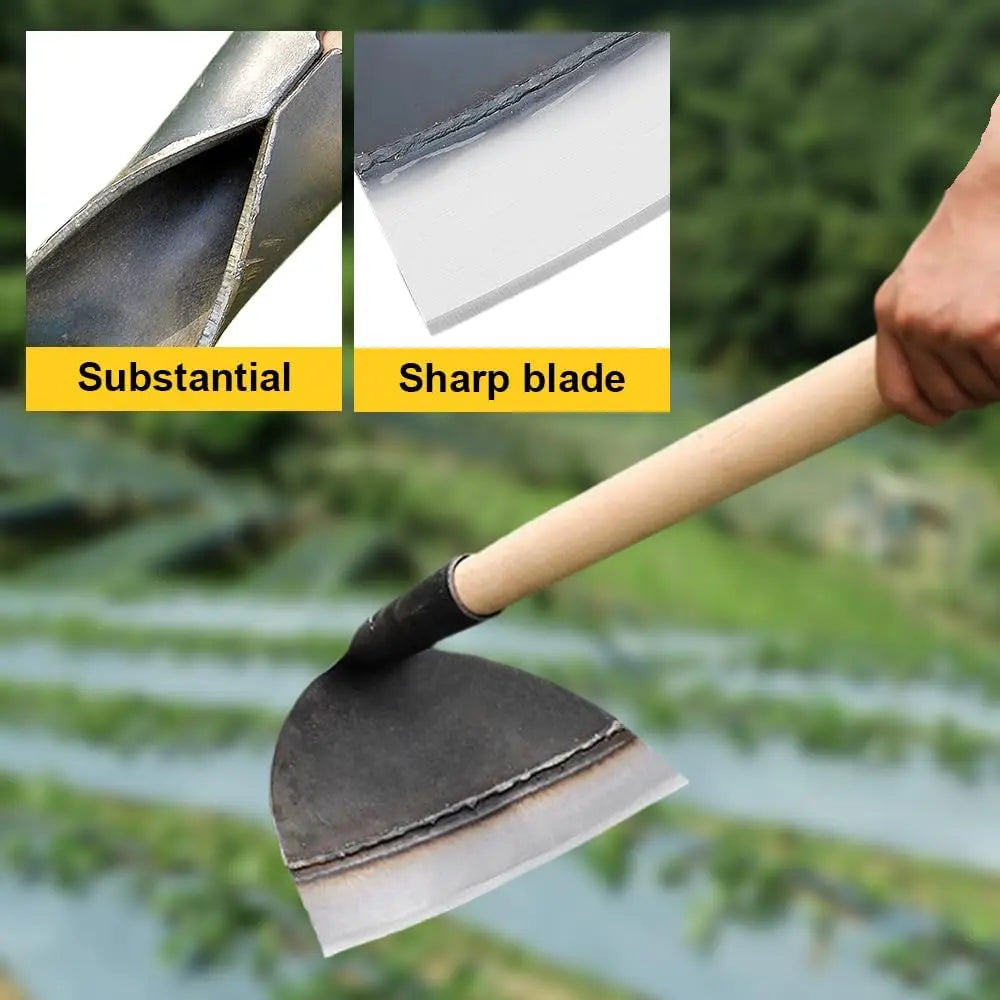 Heavy-Duty Steel Farm Gardening Weeding Hoe Head