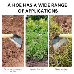 Heavy-Duty Steel Farm Gardening Weeding Hoe Head