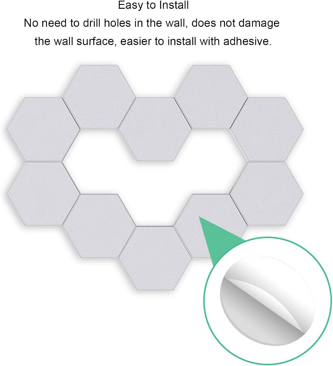 Hexagon Shaped RGB Tap Touch LED Lights (Pack 3) 8142332362952-al