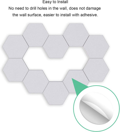 Hexagon Shaped RGB Tap Touch LED Lights (Pack 3) 8142332362952-al