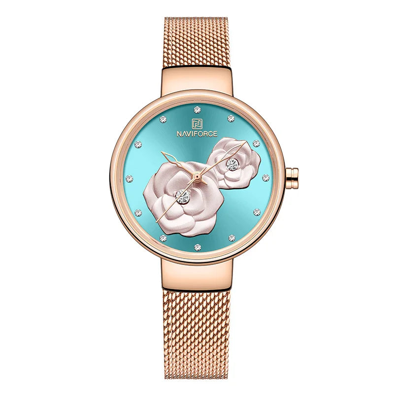 Rose Gold Stainless Steel Elegance Watch 32Mm