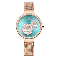 Rose Gold Stainless Steel Elegance Watch 32Mm