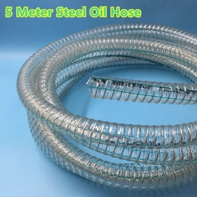 Ibc Tank Fuel Delivery Kit Fitting Hose Nozzle Oil Water Diesel Adblu Braided 5M 8040206532824-2