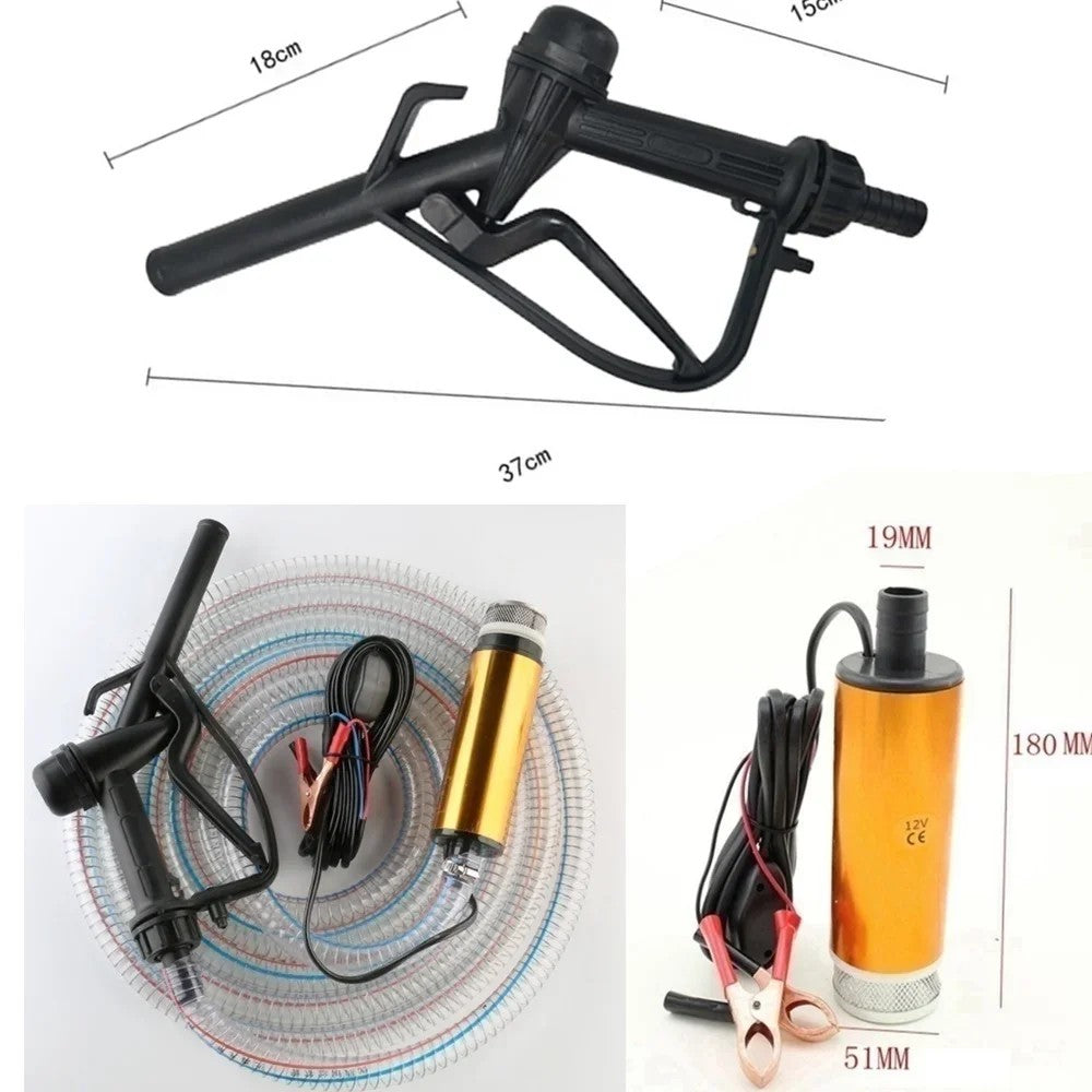 Ibc Tank Fuel Delivery Kit Fitting Hose Nozzle Oil Water Diesel Adblu Braided 5M 8040206532824-2