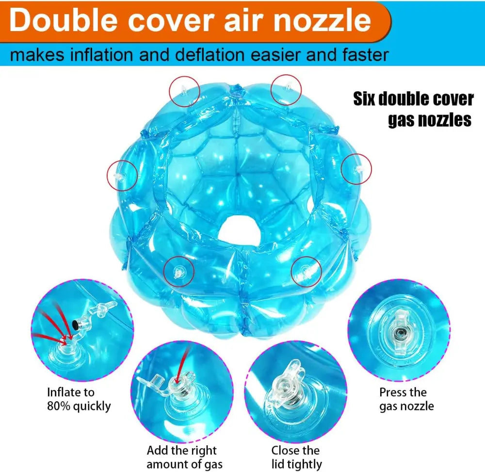 Inflatable Wearable Bubble Bumper Ball - Bubble Guard Sumo Bumper Balls