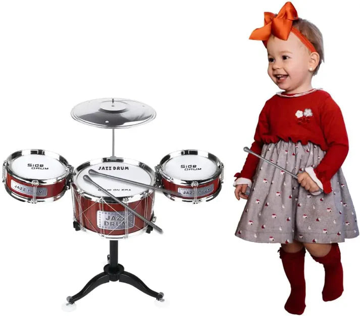 Kids Drum Set Musical Toy Drum Kit For Toddlers 8142491254984-al