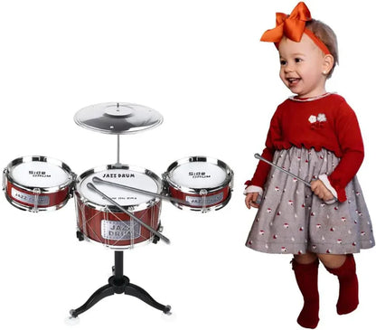 Kids Drum Set Musical Toy Drum Kit For Toddlers 8142491254984-al
