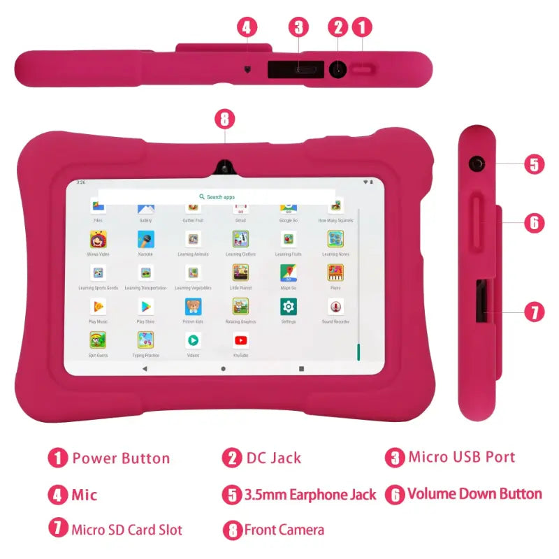 Kids Tablet Ages 3-7, Ad- Content With Parental Controls Included