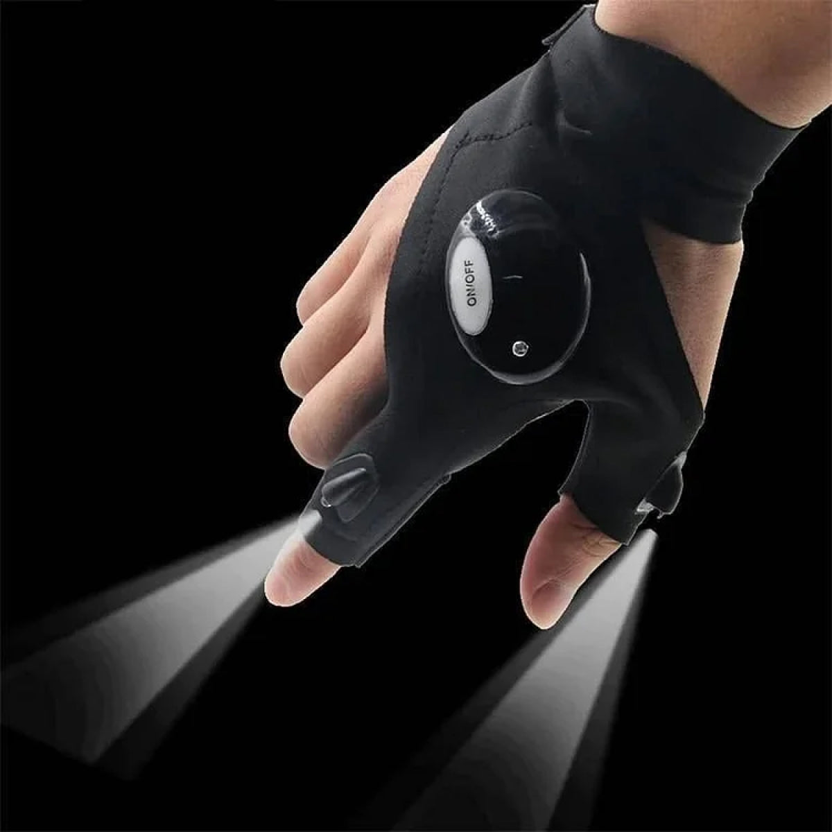 Waterproof Led Fingerless Gloves For Work, Cycling, And Camping