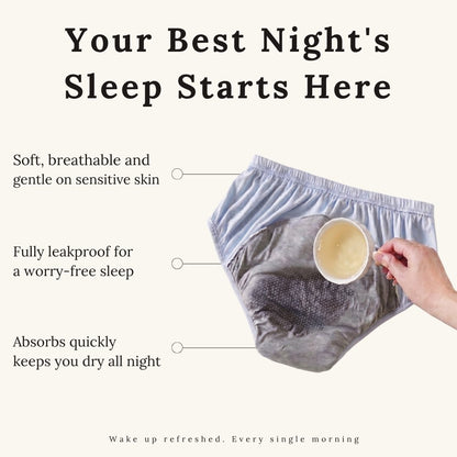 Day-to-Night Leakproof Briefs (3-Pack)