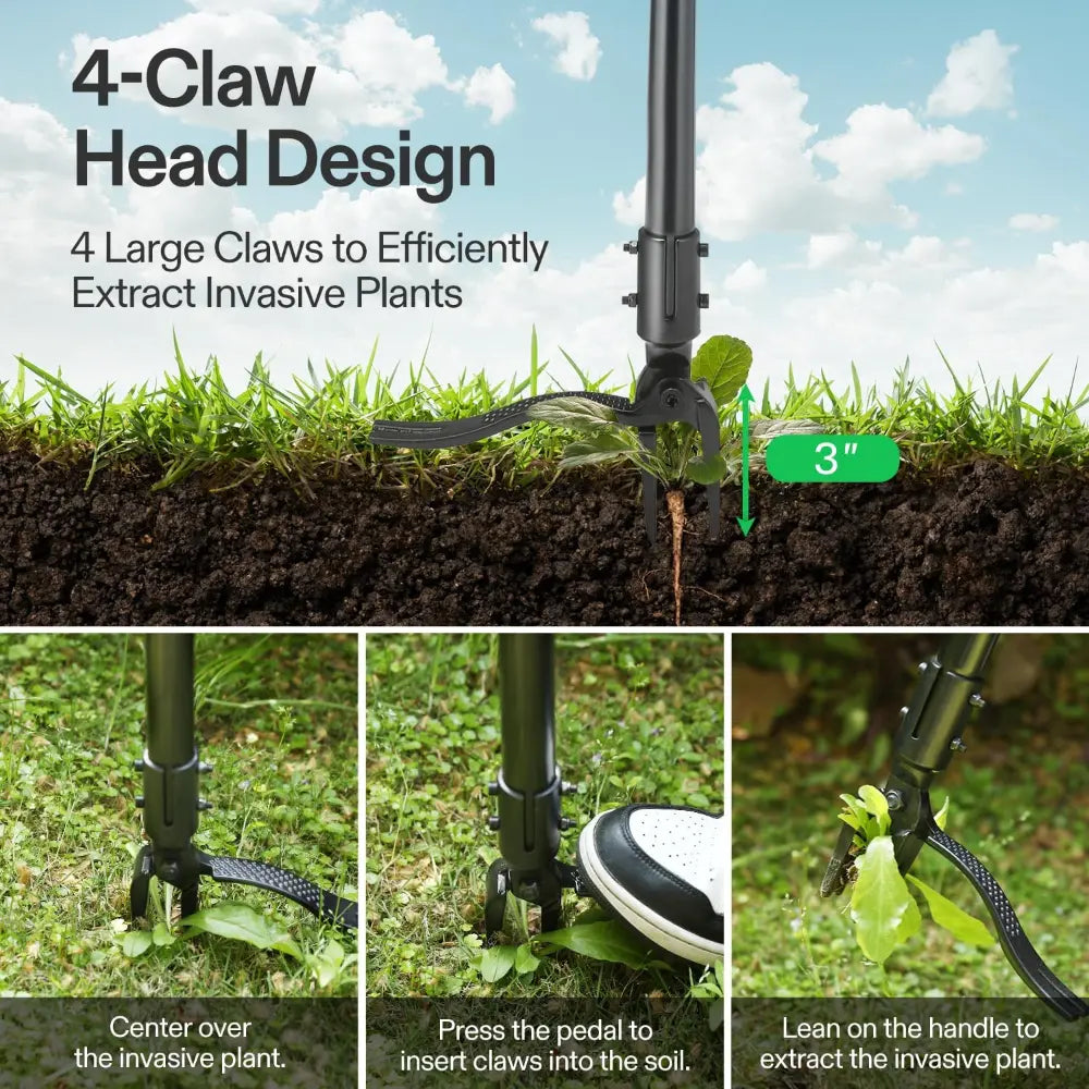 Long Handled Weed Puller Remover Weeding Tools