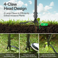 Long Handled Weed Puller Remover Weeding Tools